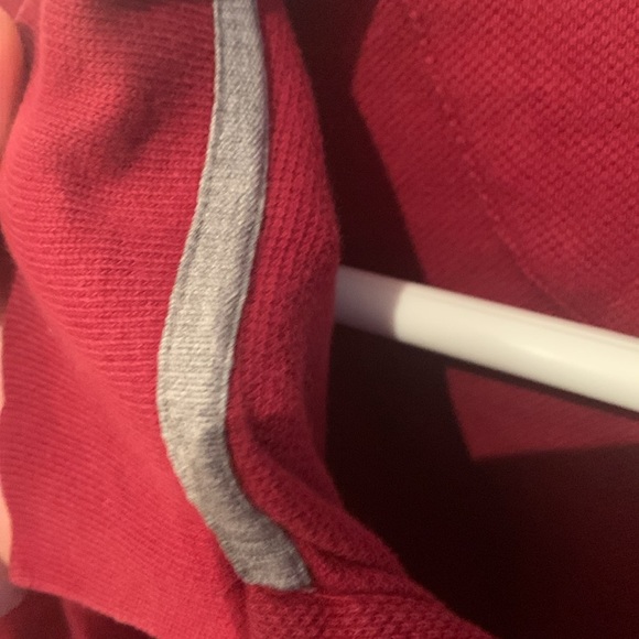 Stylish Ruby Red 100% Soft Cotton Polo from Black Brown 1826 SZ Large 🔥 - Picture 5 of 9